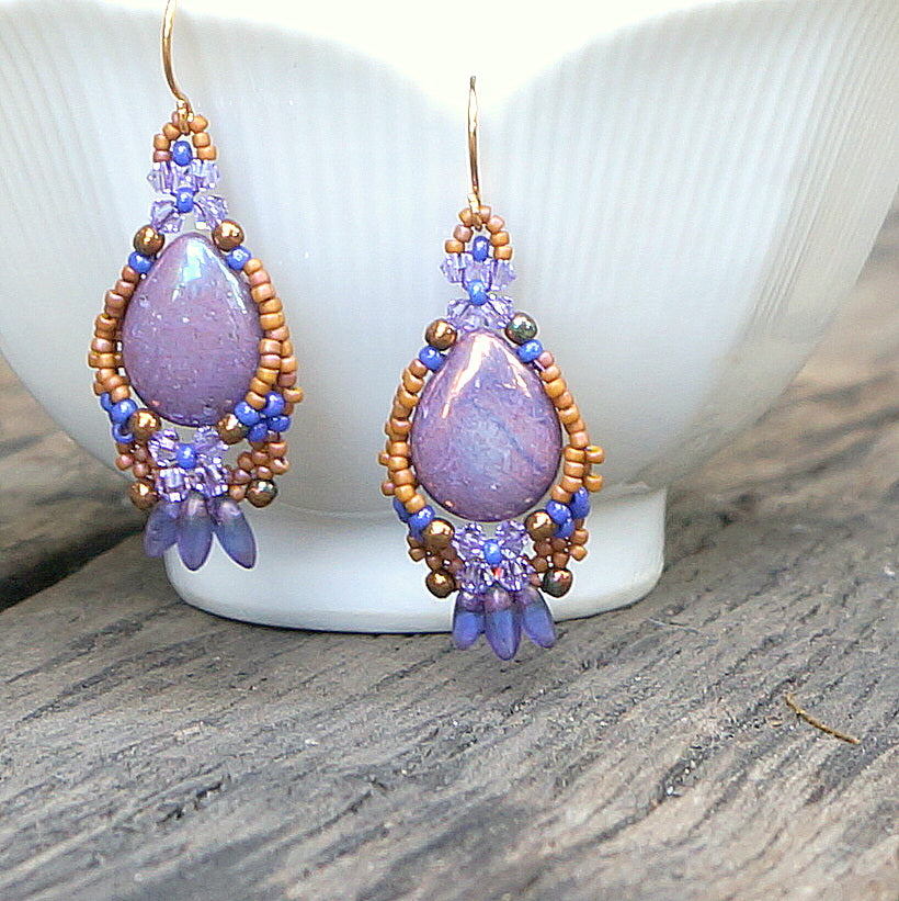 mini bead kit - Baskets from Babylon Earrings