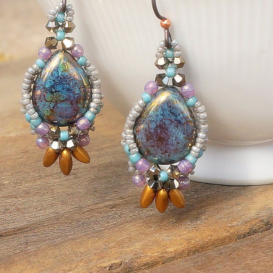 mini bead kit - Baskets from Babylon Earrings