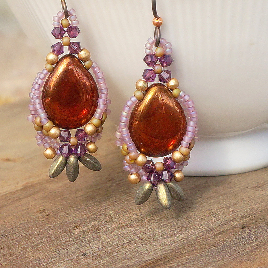 mini bead kit - Baskets from Babylon Earrings