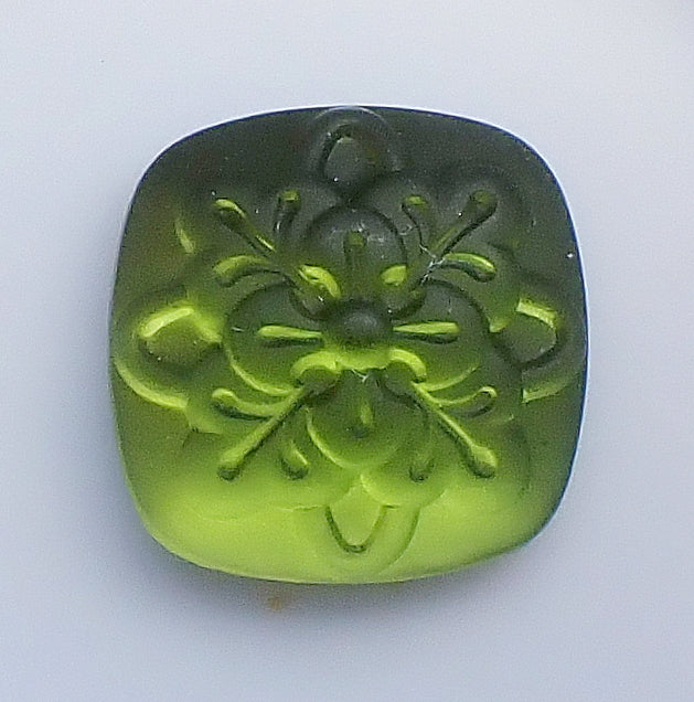 Mosaic Square Cushion Glass Flat-Back