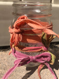 Hand-Dyed Silk Ribbon Trios