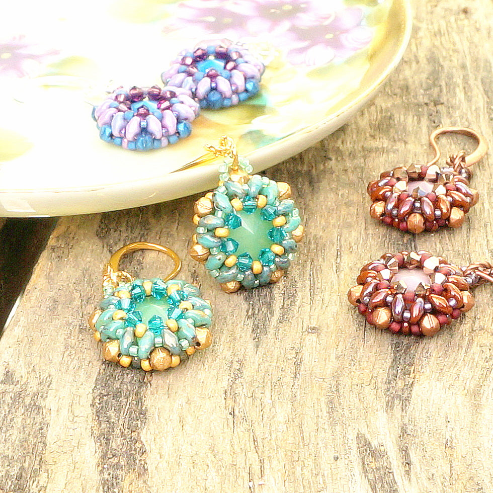 mini bead kit - Shimmer on the Bay Earring Kit