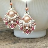 mini bead kit - Spanish Veil Earrings