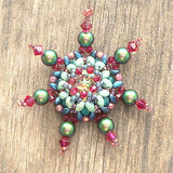mini bead kit - sparkling snowflake ornament